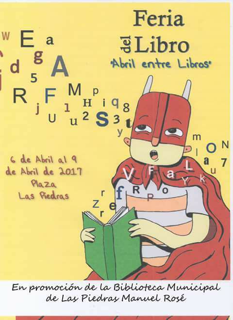 afiche de la feria del libro abril entre libros