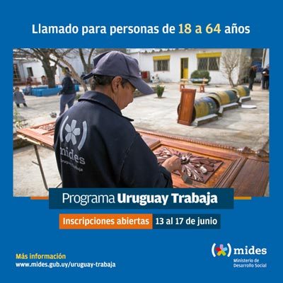 afiche de uruguay trabaja 2016 mides