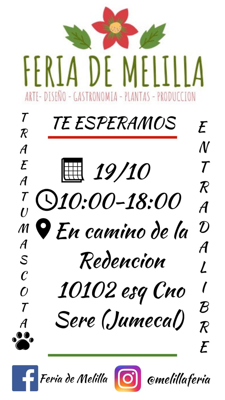 afiche feria de melilla octubre 2019