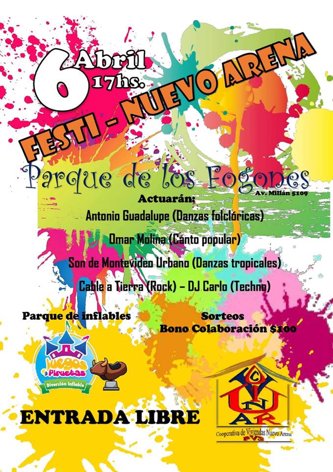 afiche festival nuevo arena