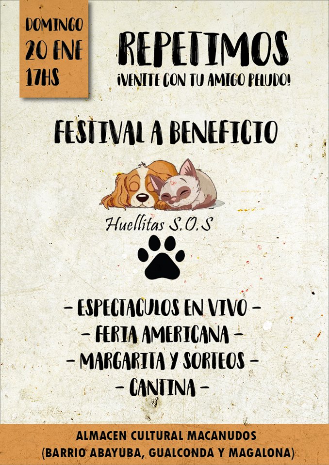 afiche huellitas 2019