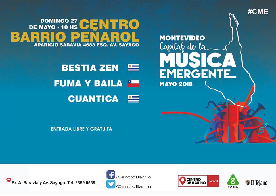 afiche musica emergente en el CBP