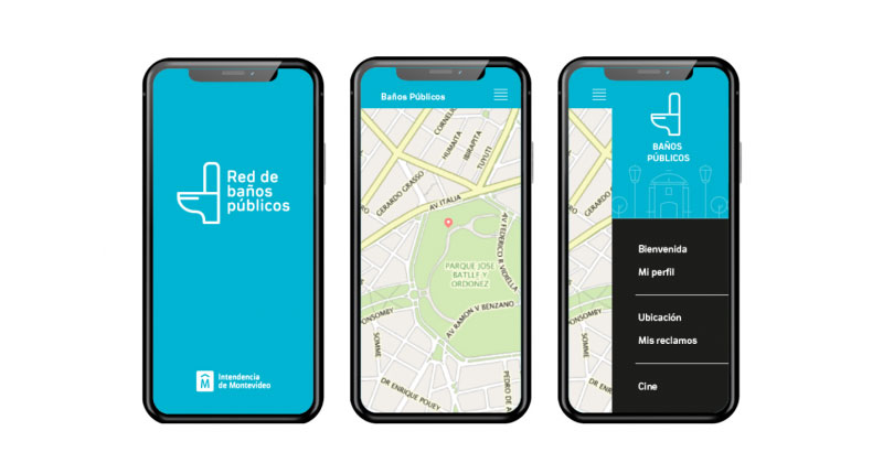aplicacion banos publicos