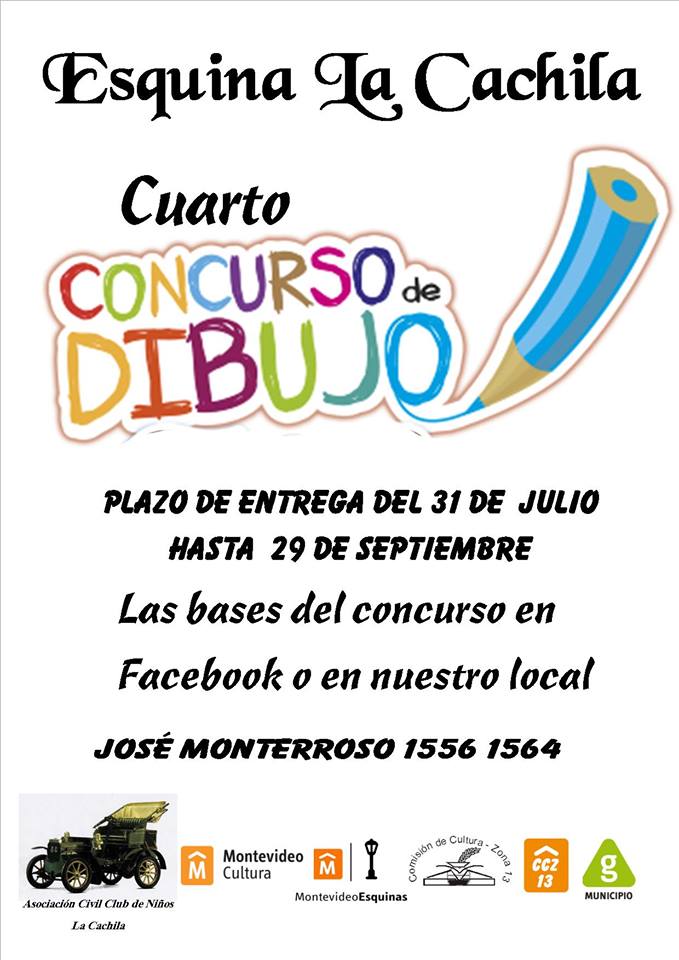 concurso de dibujo afiche