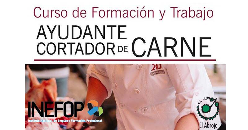 curso de ayudante cortador de carne 2019