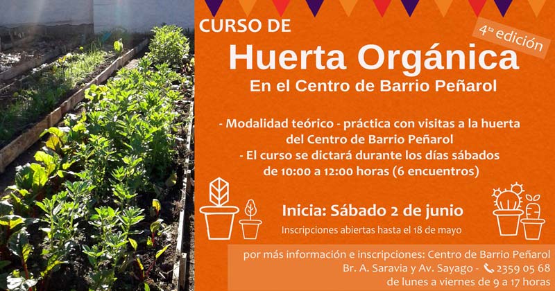 huerta organica en el CBP