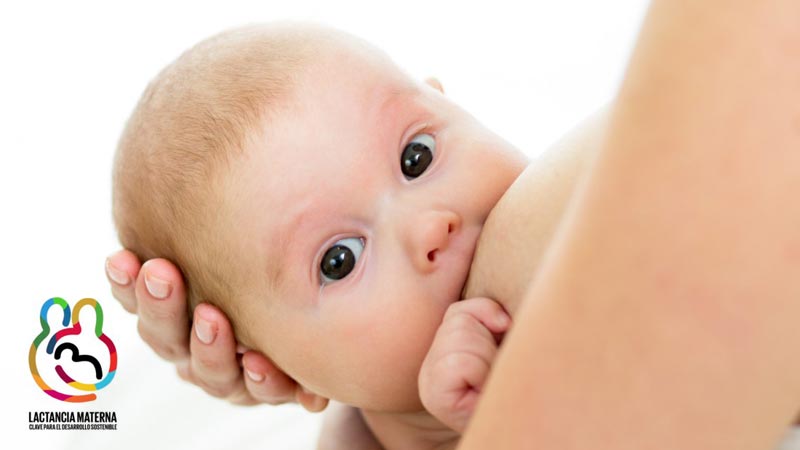 imagen de madre dandale teta a su bebe