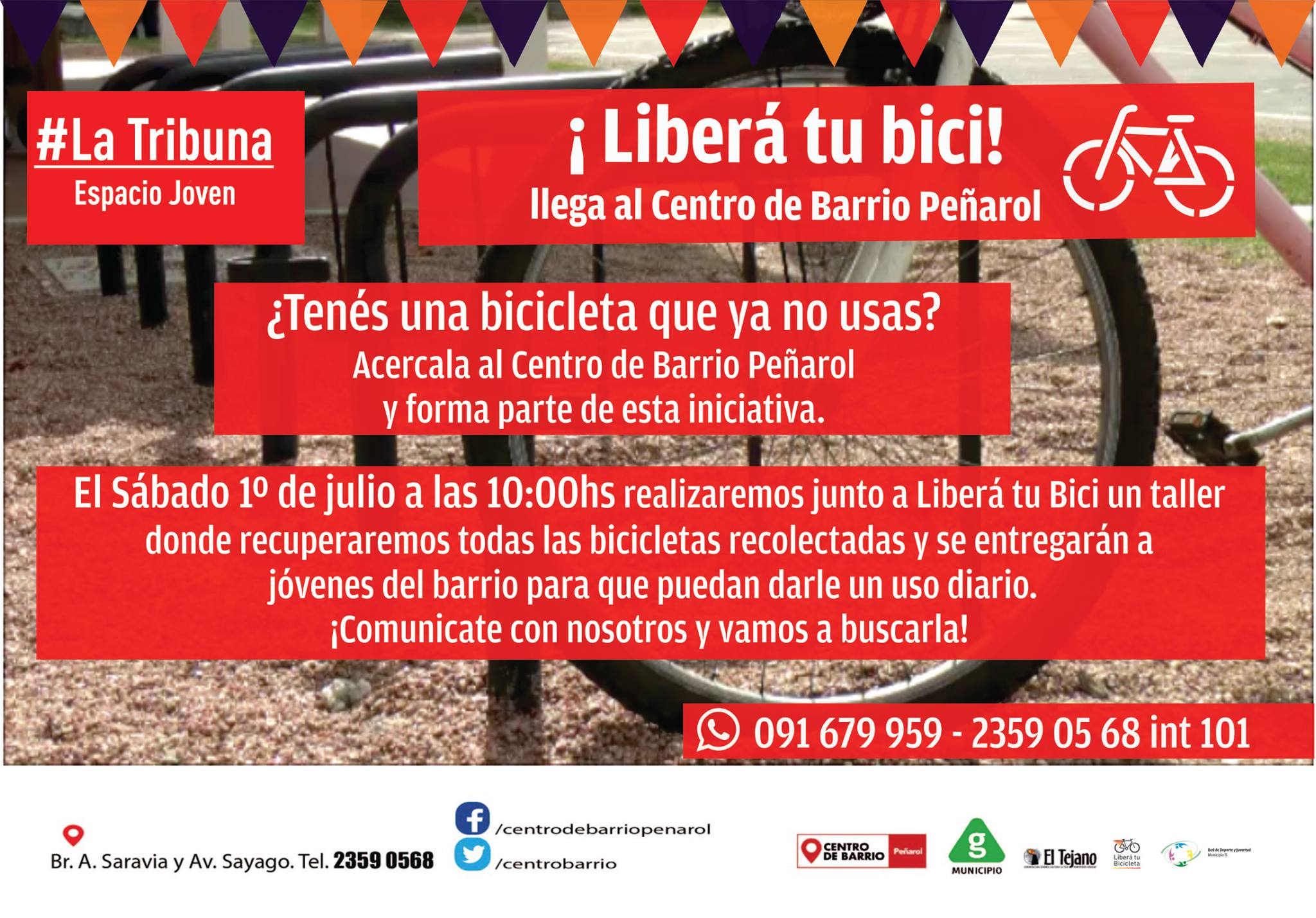 libera tu bici afiche