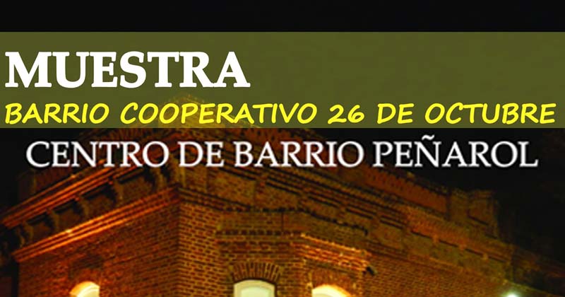 muestra en el centro de barrio