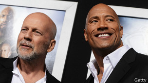 bruce willis dwayne johnson calvos getty