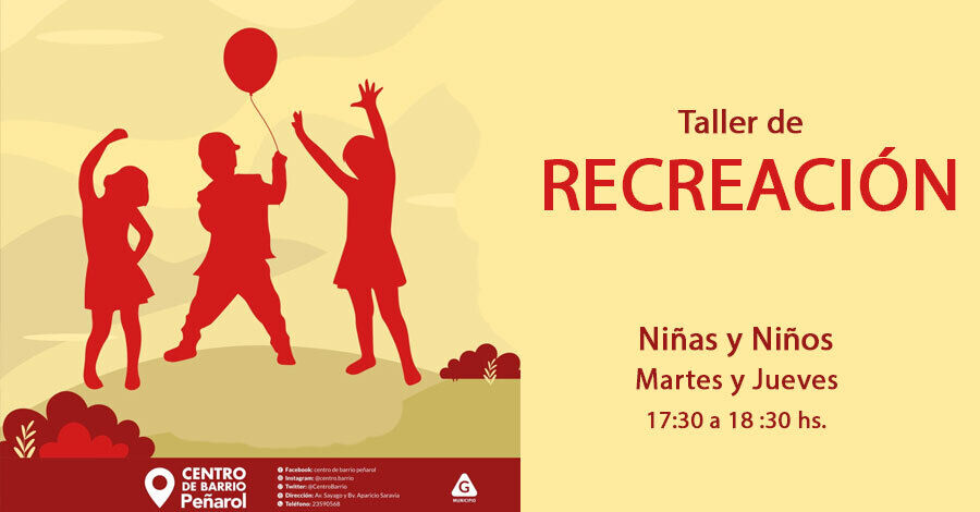 Taller de Recreación en el Centro de Barrio Peñarol